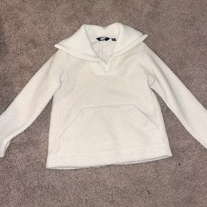 Vintage, Sherpa, lands end, 3/4 zip up, XS